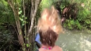 Blonde Fucked On Hike, She gets Super Horny