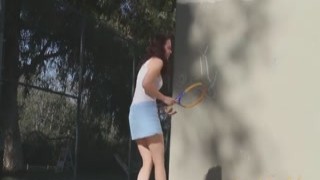 AuntJudys - 43yr-old MILF Sable at the tennis club